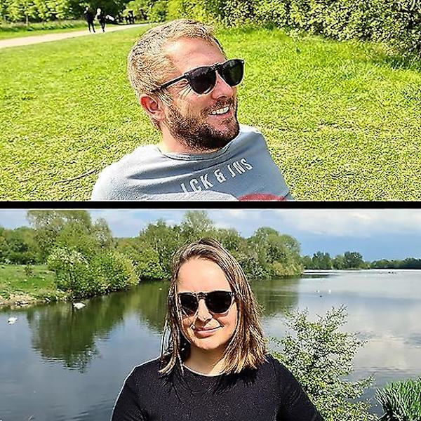 Clip Polariseret Solbriller, Løftbar Og Ultralet, Overbriller, Solklip, Mænd, Kvinder, Anti-uv