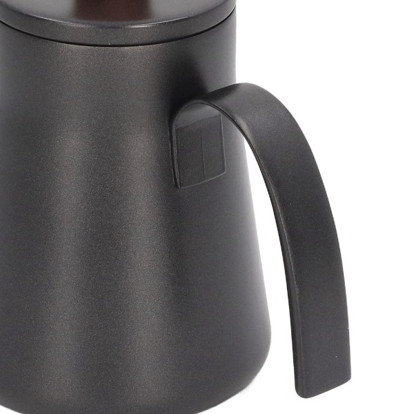 400ml Kaffe Drypp Kanne Rustfritt Stål Drypp Kaffe Pot Tynn Munn Hell Over Kaffe Pot Med Lokk