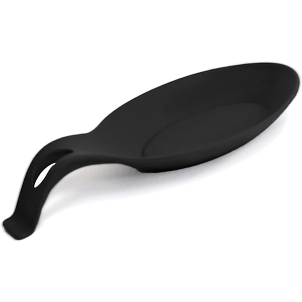 zl Ske Rest, Silikon Ske Rest, Køkken Silikon Ske Rest, Køkken Silikon Ske Holder, Madlavning Ske Rest, Madlavningsredskab Rest, til Spatel Black