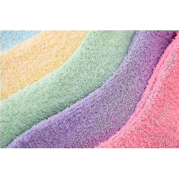 5 par dam supermjuka plyschtofflor vinter fluffiga mikrofiberstrumpor casual