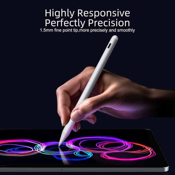 Stylus Pen for iPad 6th-10th Generation - 2X Fast Charging Active Pen Compatible