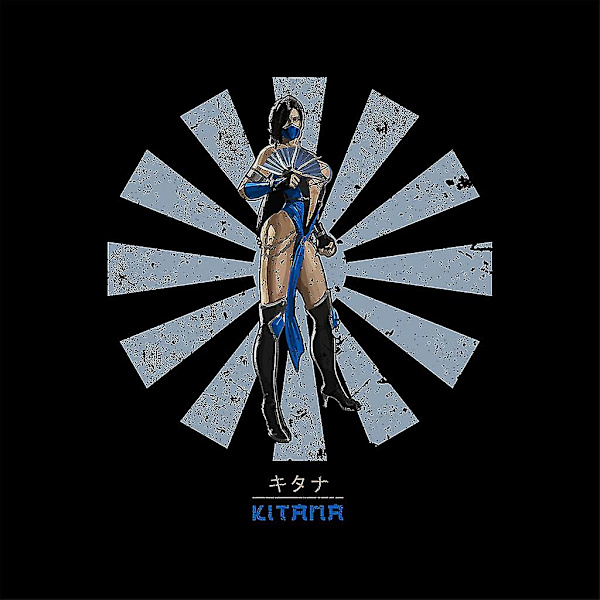 Kitana Retro Japansk Mortal Kombat Mugg