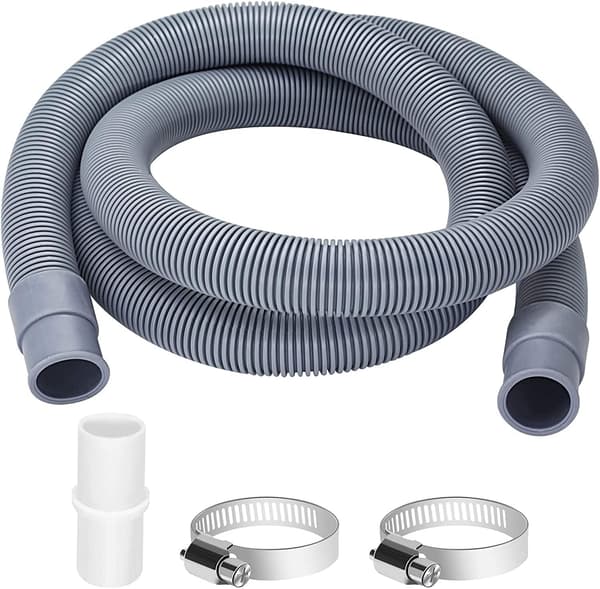 Washing Machine Extension Hose, 3M Universal Washing Machine Hose, Dishwasher Drain Hose Extension Set