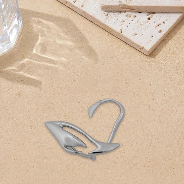 Unika Design Orm Öronmanschetter för Ohåltade Öron Robust Rostfritt Stål Material Säkerställer Hållbarhet och Komfort