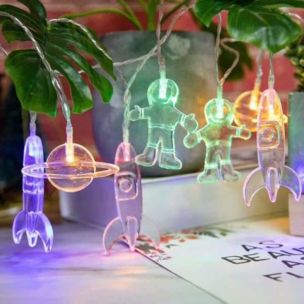 Fairy-lysstrenger for barn, batteridrevne LED-fe-lys for barnerom, 3M lysledning med 20 lysdioder
