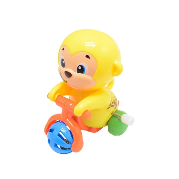 Monkey Clockwork Toy Nostalgisk Stil Söt Intressant Ridande Monkey Batterifri Interaktiv Klassiska Leksaker Pojkar Flickor Kindergarten Cartoon Animal Wind-