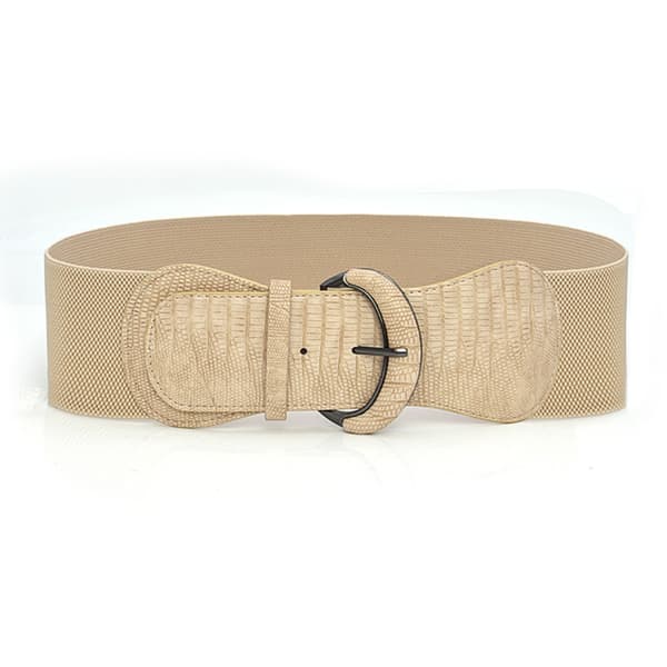 Brett elastiskt bälte Cinch midjebälte BEIGE Beige