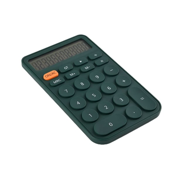 Green Pocket Calculator Office Laskin Elektroninen laskin Kannettava minilaskin