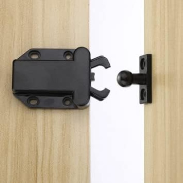 6X Touch Release Catch for Cupboard - GOODCHANCEUK Push to Open Touch Release Latch Cabinets Doors Non-Magnetic Touch Latches for Drawer