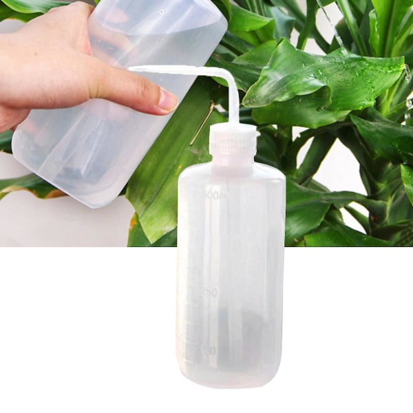 250/500ml Vattentunna i plast med böjd pip, sprayflaska för hem och kontor