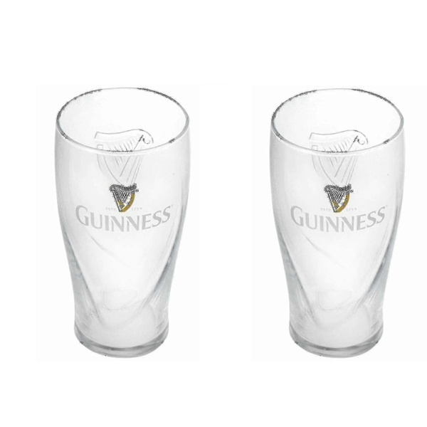 2 Guinness Pintglas