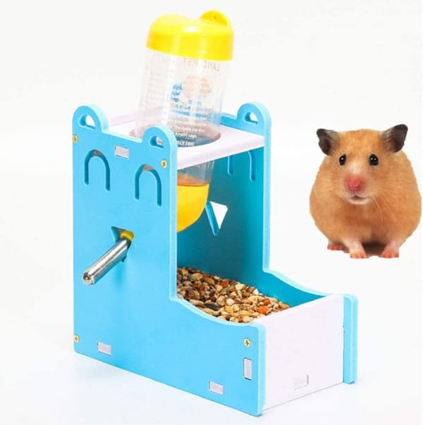 Liten vattendispenser för smådjur, automatisk vattenflaskdispenser, läckagesäker vattenautomat (endast hyllor)
