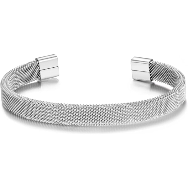 Herrar Armband i Rostfritt Stål Mesh