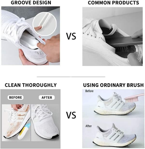 Professional Cleaning Shoe Brush, Multifunctional Long Handle Shoe Brush Cleaning, Hangable