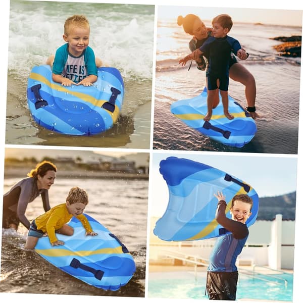 1 Inflatable Swim Board, a Fun Surfboard, Perfect for Learning to Swim, with a Portable Design