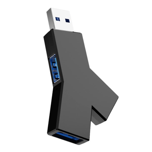 Usb Hub, 3-ports Splitter Hub (2 Usb 2.0 + Usb 3.0), USB 3.0 Hub Mini bærbar USB-adapter