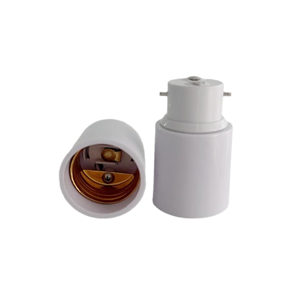 Lamp Socket Converter | B22 to E27 - Bayonet to Edison, White