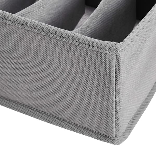 Amazon Basic Skuffeorganisator for garderobe, 2-pakning, grå