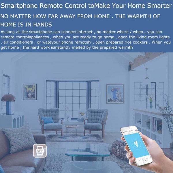 arm System Trådløs WiFi Smart PIR Bevægelsessensor Detektor Kompatibel med TUYA/Smart Life App White