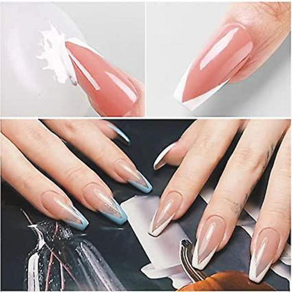 Neglekunsttryk, klart silikoneprintgel med skraber, manicure-trykkeværktøjer, gør-det-selv-neglekunsttilbehør