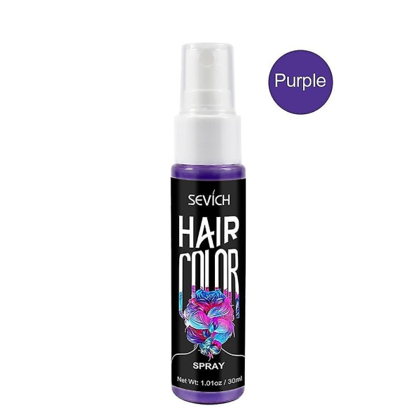 Kertakäyttöinen hiusvärisuihke Quick Väliaikainen väriaine Sevich Hair Color Spray Purple