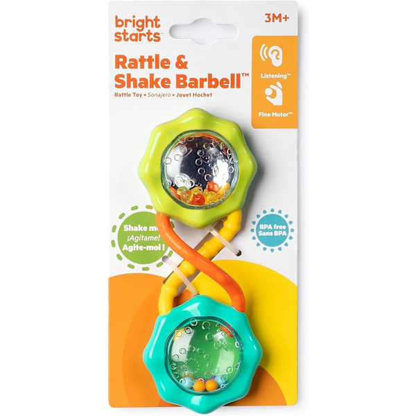 Oball Easy Grasp Shaker Rattle BPA-fri leksak för spädbarn Green