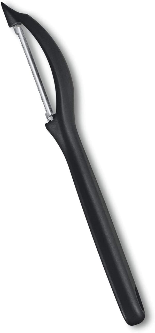 1 pc Fruit and Vegetable Peeler, Small and Lightweight Stainless Steel Versatile - Black