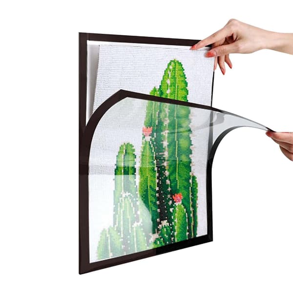 2-pack - Diamantmålningsram - med magnetram 30x40cm, innerstorlek 25x35cm