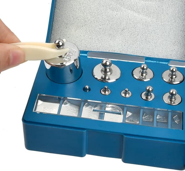 Calibration Weights Set 17PCS 10mg-100g Scale Calibration Gram Scale Weights Calibration Scale Calibration Weight