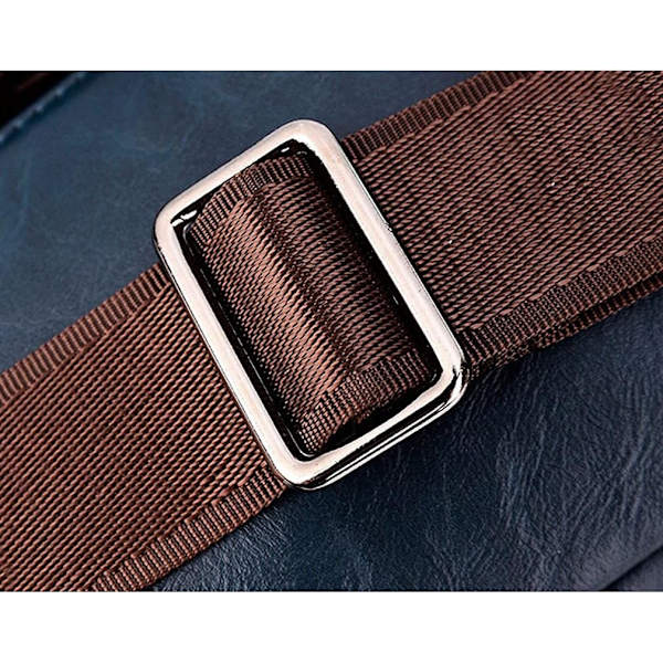 Läder Sling Bag Crossbody Ryggsäck Daypack för Män Kvinnor Utomhus Resor Camping Fiske Jakt Vandring Crossbody Axel Väska Bröst Pack #20black(pu)