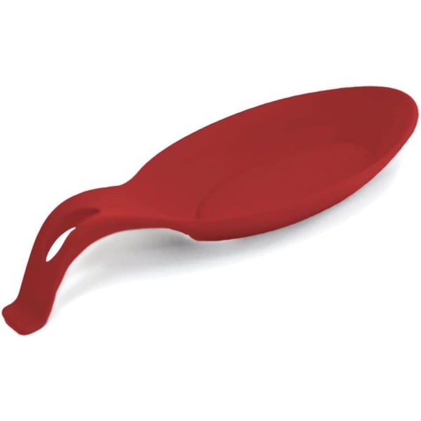 zl Ske Rest, Silikon Ske Rest, Køkken Silikon Ske Rest, Køkken Silikon Ske Holder, Madlavning Ske Rest, Madlavningsredskab Rest, til Spatel Red