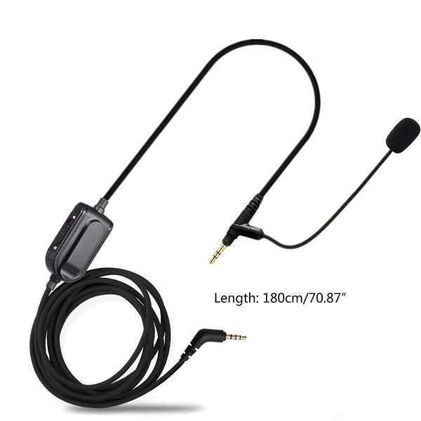 Audio-kabel med mute-knap til Boompro Gaming Headset[jl]