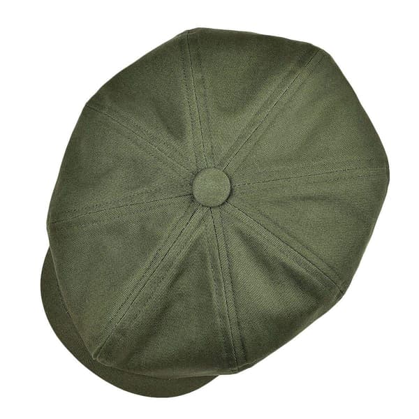 Herre newsboy flat cap, 100% bomull drosjesjåførhatt.