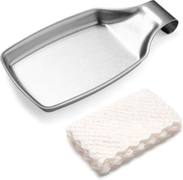Skeholder, skeholder til komfur, robust og holdbar skeholder i rustfrit stål