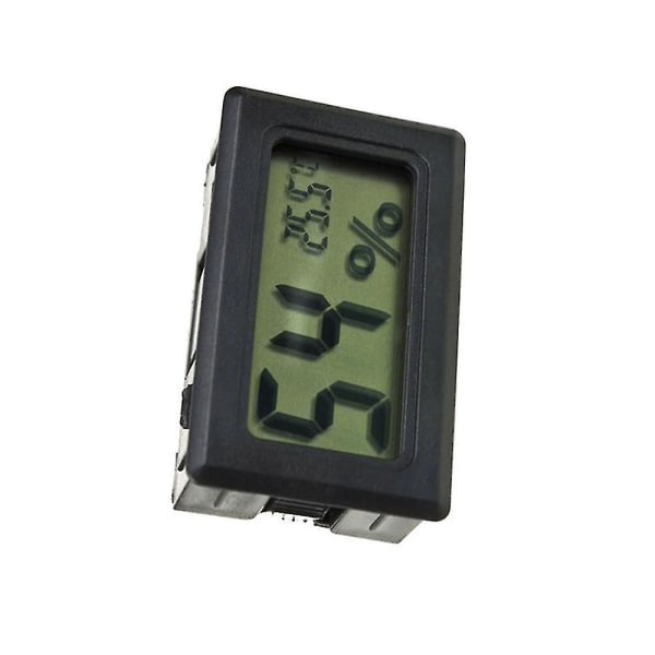 5 stk Mini Digital LCD temperatur- og fugtighedsmåler Pet Reptile trådløst termometer hygrometer