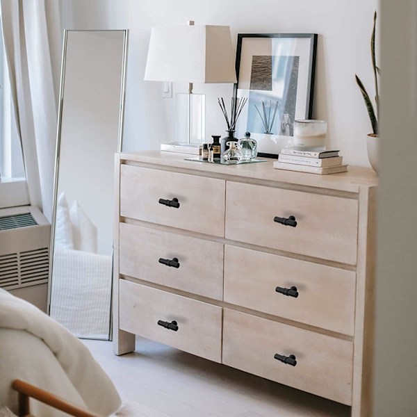 goldenwarm 10 kappaletta mustia laatikon nuppia mustat nupit - LST18BK Yhden reiän mustat kaapin kahvat mustat oven nupit Modernit mattamustat kaapin nupit Black1