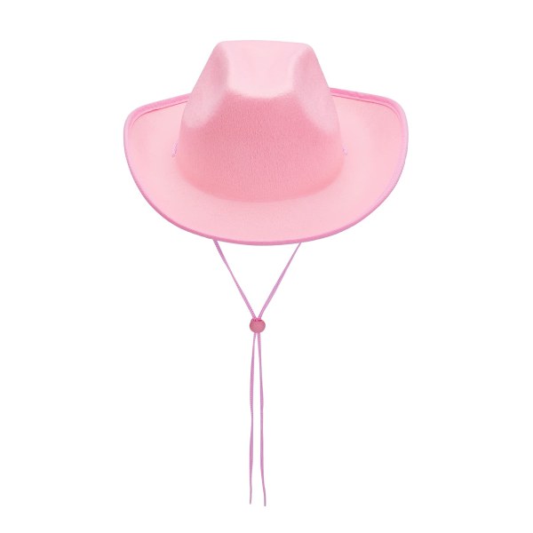 Dame Tiara Cowgirl Hat Western Party Hat Tilbehør Disco Kostume Cowboy Hat