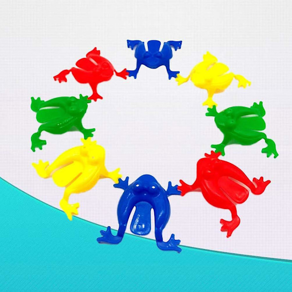 12 stk. Springende Frø Legetøj Hoppende Frø Plast Frø Legetøj Mini Frø Figurer Figur Reptil Dyr Figurer Modeller Til Børn