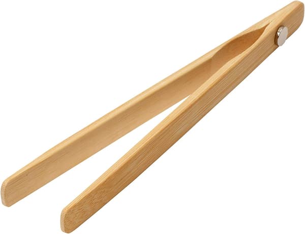Trämagnetiska Toasttänger, Bokträ, Brun Brown
