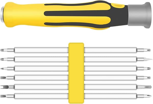 Premium 6-in-1 Screwdriver Set, Multifunctional Screwdriver, Small Household Screwdriver, Detachable Handle
