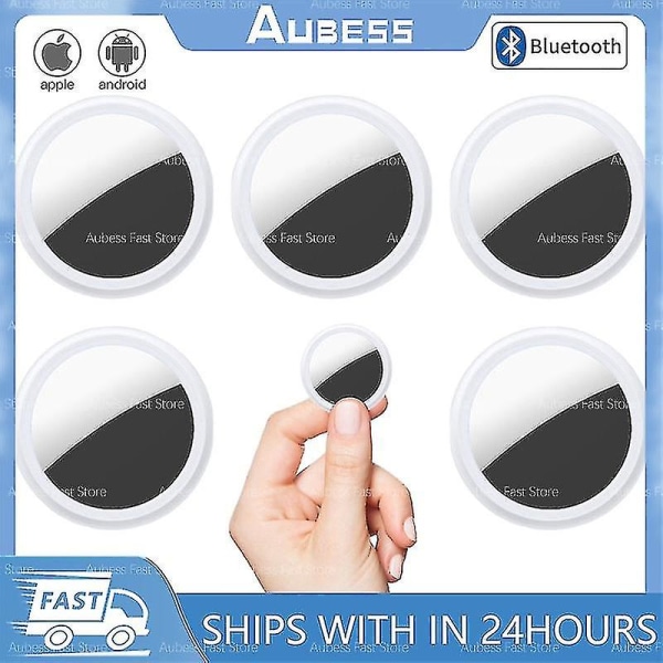 5pc Mini Gps Tracker Bluetooth 4.0 Ios/android Compatible Smart Locator For Airtag