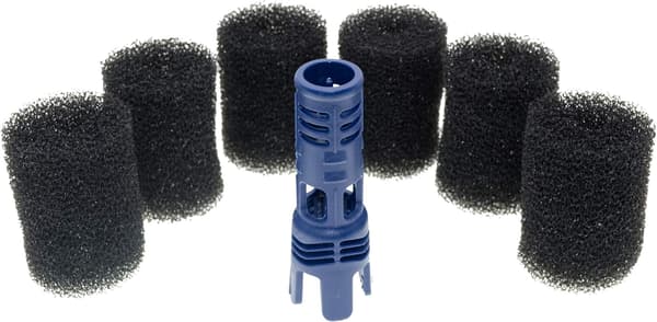 Adjustable Splash Guard Nozzle with 6 Foam Brushes for Polaris 280 Pool Cleaner equivalent to Tail Sweep Pro TSP10