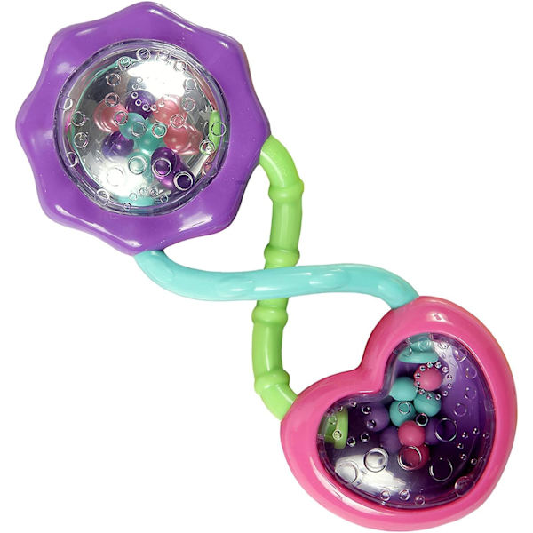 Oball Easy Grasp Shaker Rattle BPA-fri leksak för spädbarn Pink