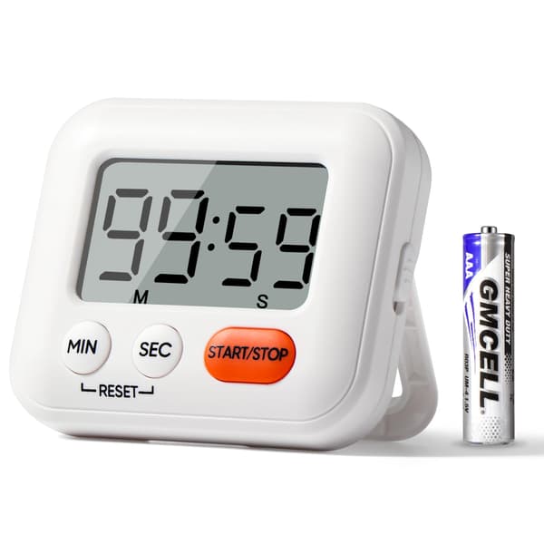Kitchen Timer Kids Timer, Timer with Switch, Suitable for Various Occasions such as Cooking, Baking, etc., Comes with an AAA Battery