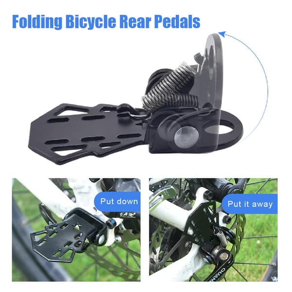 Cykelfødder, cykelclips, egnet til mountainbikes, cykler osv. Universal cykel