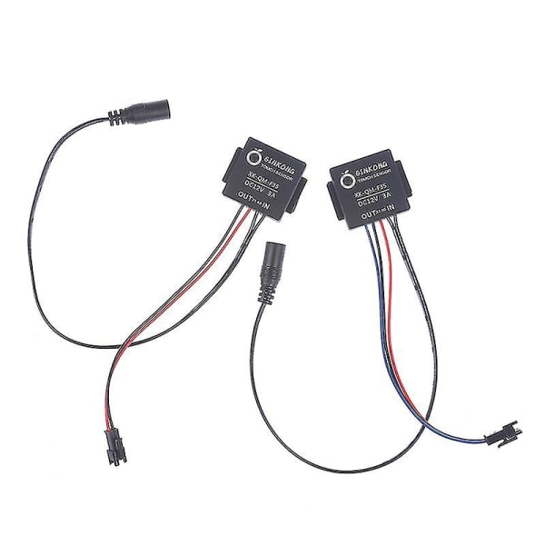 1 stk Baderomsspeil Bryter Trykkbryter Sensor For Led Lys Speil Spotlight Monokrom ( PÅ-AV trinnløs dimming)