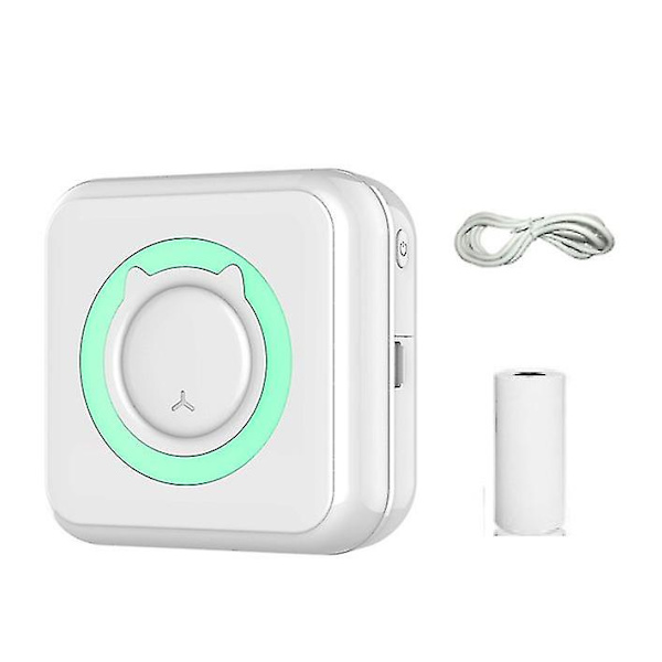 Bärbar Mini Termisk Skrivare 200 Dpi Trådlös Bläckfri Bluetooth Fick Skrivare