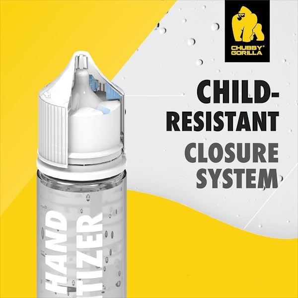 V3 10ml PET plastflaskor för vätska - Tomma droppflaskor - 20x 10ml (Klar flaska med klar lock) Clear Bottle With Clear Cap