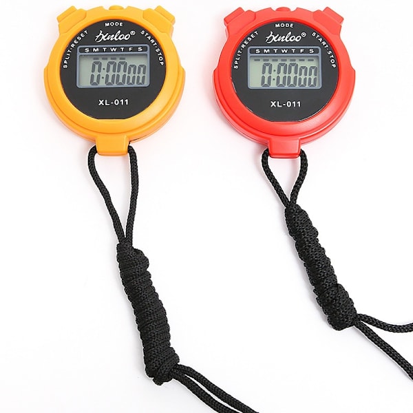 Sport Stopwatch Timer Lap Split Digital Stopwatch with Clock Calendar Alarm, Large Display Shockproof Stopwatch