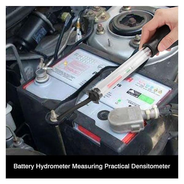 Bilbatteri Elektrolyt Hydrometer Snabbdetektering Elektrohydraulisk Hydrometer Syratestverktyg Vagn 1st